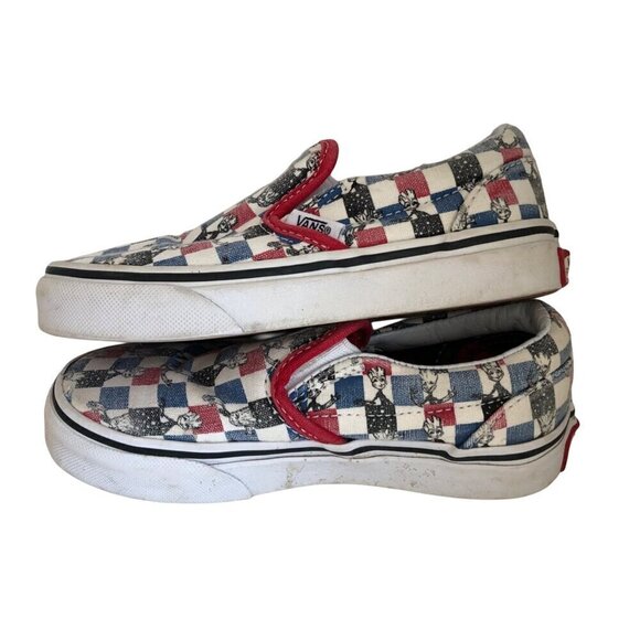 VANS Marvel Avengers Guardians Of Galaxy Groot Checkered Slip On Kids 11 - Picture 3 of 11